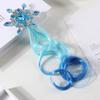 Gradient Snowflake Wig Hair Clips for Girls Lovely Princess Hairpins Anime Elsa Snowflake Hairgrip Barrettes Hair Accessories
