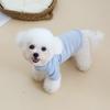 New Solid Color Puppy Hoodie Simple Design 2-leg Style Dog Warm Hoodie Soft Cotton Pet Bottom Shirt Daily Wear