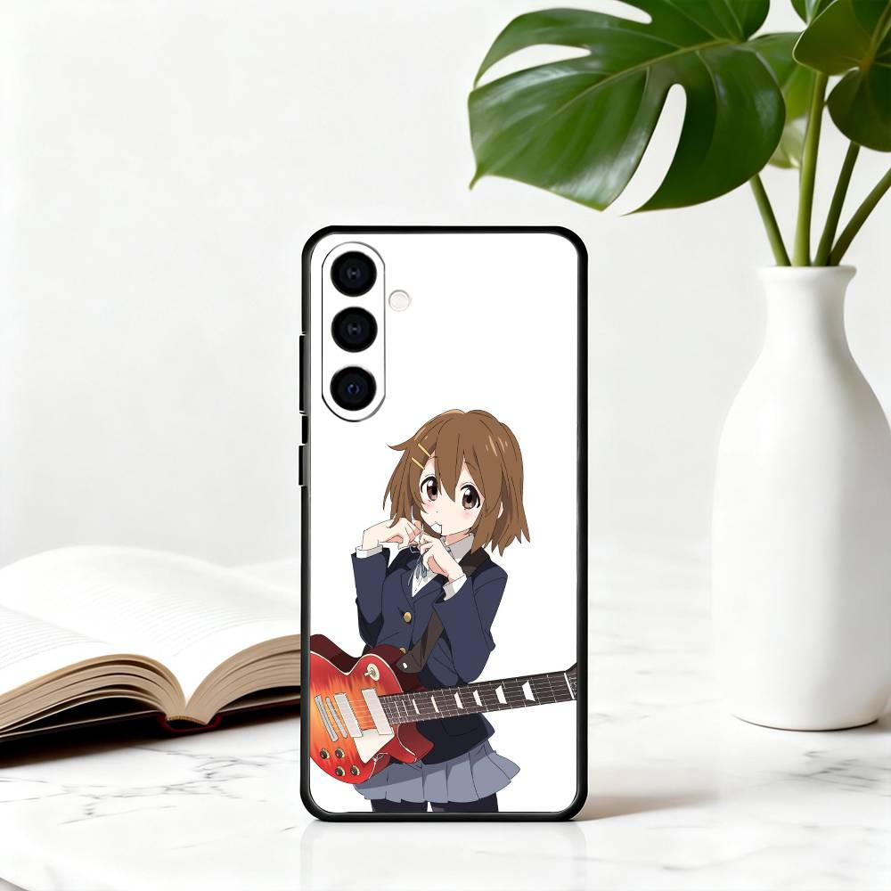 K-K-ON Музыка Y-Юи H-Хирасава-yh Чехол для телефона для Samsung Galaxy A73,A72,A71,A70,A53,A52,A51,Другие Мягкий Черный Чехол