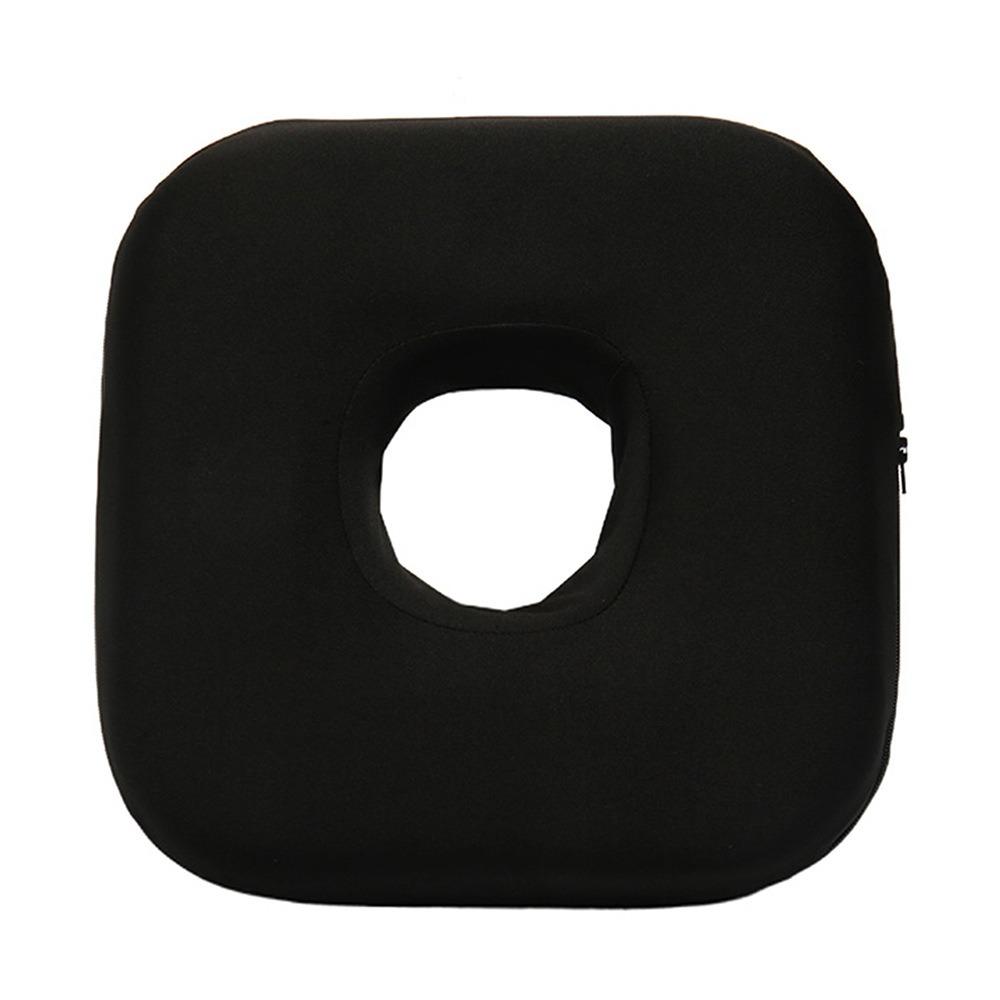 Foam Ear Piercing Pillow Hollow Design Detachable Pillowcase Ear Hole Donut Pillow Slow Rebound Washable Side Sleeper Pillow