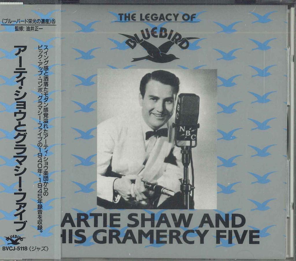 CD АРТИ ШОУ HIS GRAMERCY FIVE Legacy Of Bluebird BVCJ5118 BLUEBIRD 1990 Япония Джаз Б/у