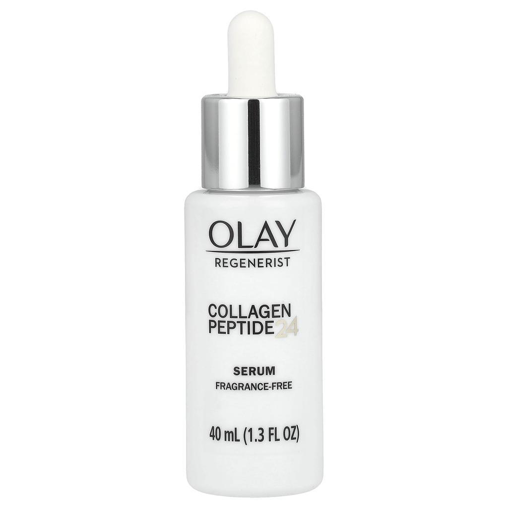 Olay Regenerist, коллагеновые пептиды 24, сыворотка, без отдушек, 1,3 жидких унций (40 мл)
