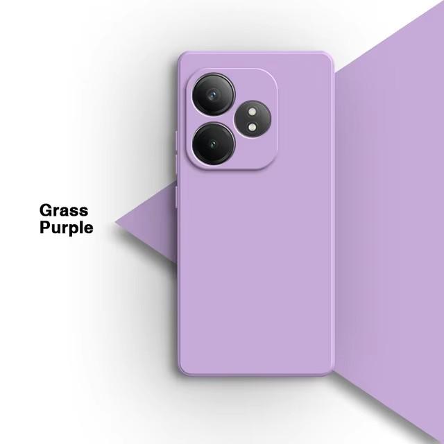 Квадратный жидкий силиконовый чехол для телефона Realme GT Neo 6 SE 6T 5G 360 мягкая защитная противоударная задняя крышка GT6 Neo6 6SE мобильная сумка