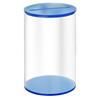 Acrylic Transparent Coin Bank For Home Decoration Shatterproof Money Saving Box With Removable Base