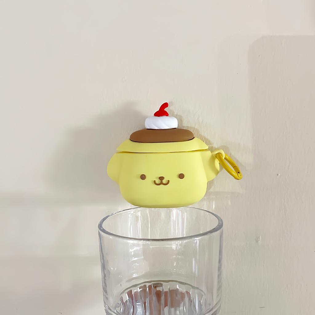 For Airpods 4 Case 2024,Pompompurin Dog 3D Anime Protective Earphone Cover For Airpod 4 Case Kids Girls Boys Funda