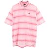Adidas border golf Футболка с коротким рукавом на молнии до половины M Розовая Мужская Б/у