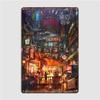 Neo Kowloon City Metal Sign Cinema Living Room Cave Pub Custom Plates Tin Sign Poster