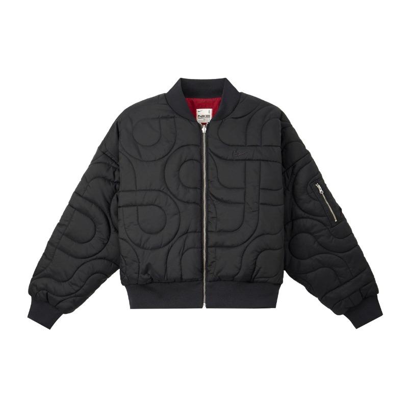 Nike Sportswear Women's Reversible Fleece Jacket Black HV8469-010