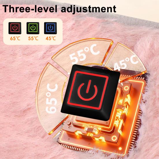 Пояс с подогревом для женщин, регулируемый электрический пояс с подогревом, 3 температурных режима, портативная грелка для спины, живота, для расслабления