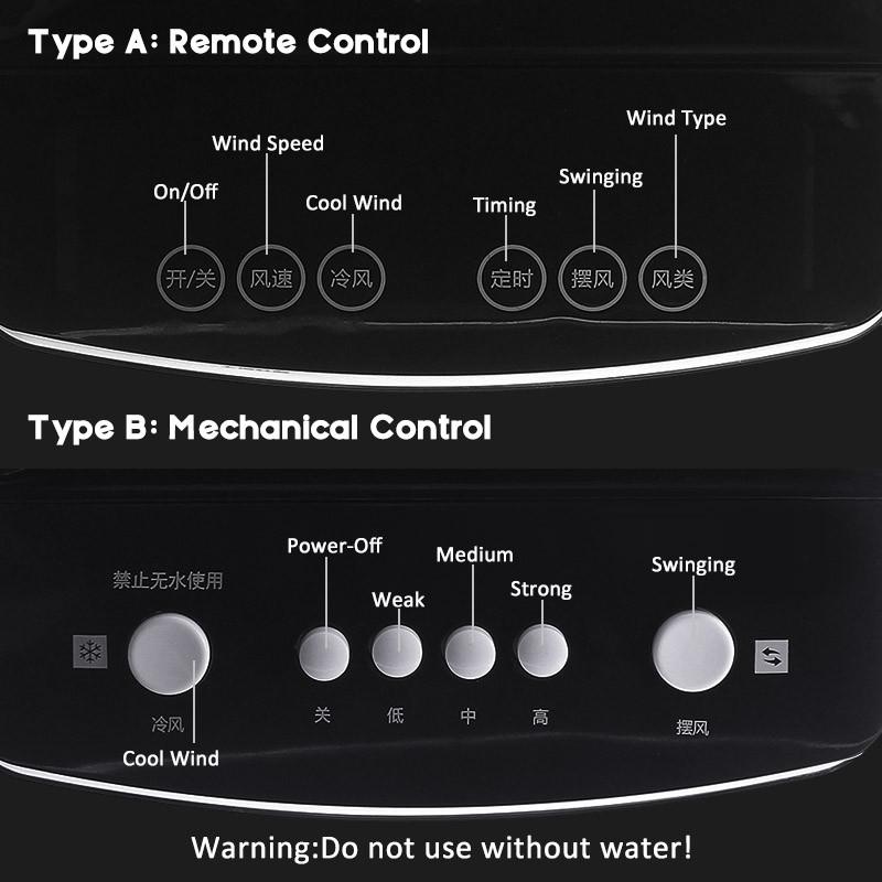 Портативный кондиционер, 75 Вт, 15 л, 220 В, вентилятор-увлажнитель, охладитель бака, охлаждение по времени, 3 режима вентилятора, охлаждающий вентилятор-увлажнитель