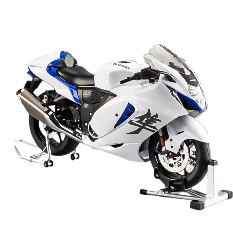 Спрей 1/6 SUZUKI HAYABUSA GSX-1300R Литой Мотоцикл из Сплава Коллекция Хобби Высокая Симуляция Украшение для Дома Мальчик