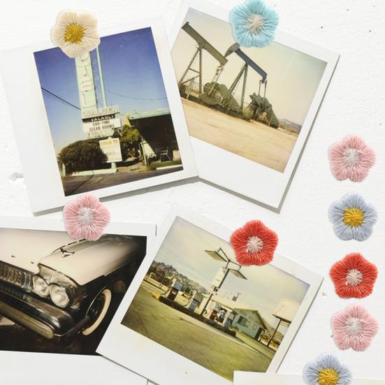 60 шт., канцелярская кнопка с цветочной вышивкой, красочная канцелярская кнопка, доска для объявлений, канцелярская кнопка для офиса, домашнего декора