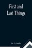 Книга First and Last Things