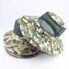 Camouflage Sun Hat for Men Summer Big Eave Sunshade Hat Outdoor Sport Climbing Hat Fishing Caps for Men Foldable with Buckle