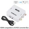 Конвертер-масштабатор HDMI в RCA Видео Композитный Адаптер 1080P HDMI2AV с 3,5 мм Аудиокабелем для Телевизора ПК