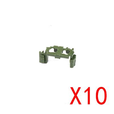 Военный MOC Фигурки Солдат Строительный Блок Аксессуар Альфа Тактический Шлем Жилет Рюкзак Пояс Наколенники Наушники Игрушка Подарок A017