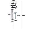 Multifunctional Garden Thermometer Outdoor Weather Meteorological Measurer Wind Rain Gauge Analysis