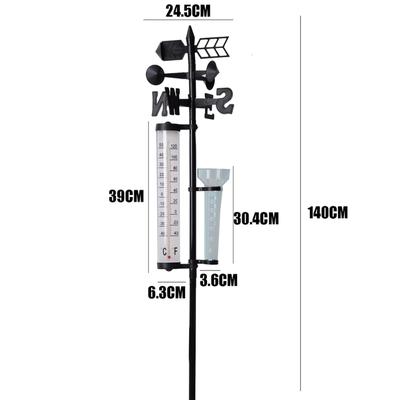 Многофункциональный садовый термометр, уличный метеорологический измеритель ветра и дождя, анализатор