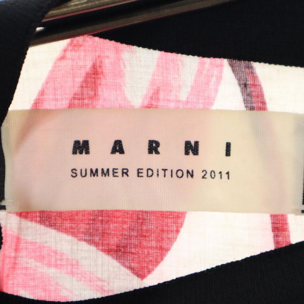 Marni Короткий рукав Длинное платье 40 розовый Женщины Б/у
