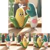 Corn Scallion Plushie Keychain Soft Stuffed Toy Pp Cotton Bag Charm Gift For Kids Decor