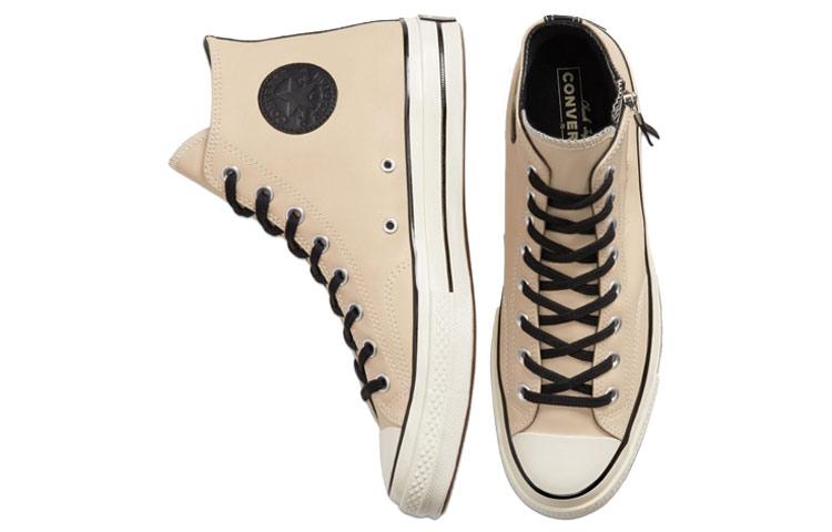 Converse Кожаные кеды Chuck 1970-х с боковой молнией 166722C