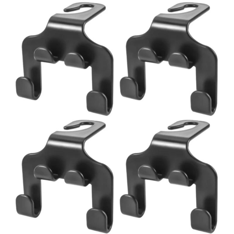 Универсальные крючки на подголовник автомобиля Сверхпрочный АБС-пластик Вешалка на спинку сиденья для сумок, продуктов, пальто, зонта Автомобильные аксессуары-органайзер