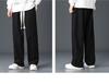 Men's Fleece-Lined Corduroy Sweatpants - Casual Loose Straight-Leg for All Seasons