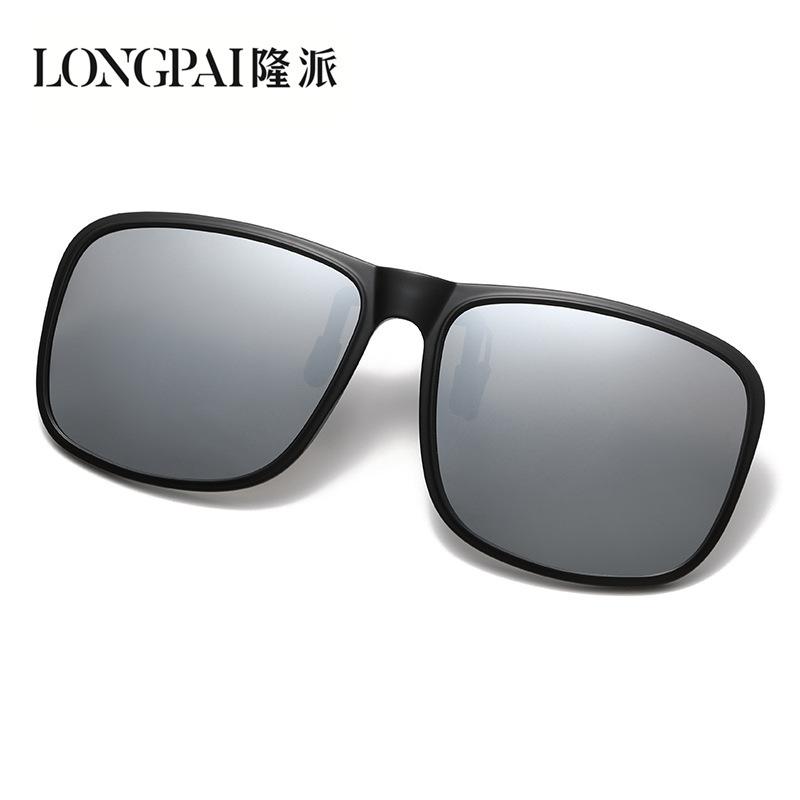 Ретро-клип Клип для близорукости Поляризованные солнцезащитные очки Солнцезащитные очки ночного видения Очки, меняющие цвет, можно поднять вверх