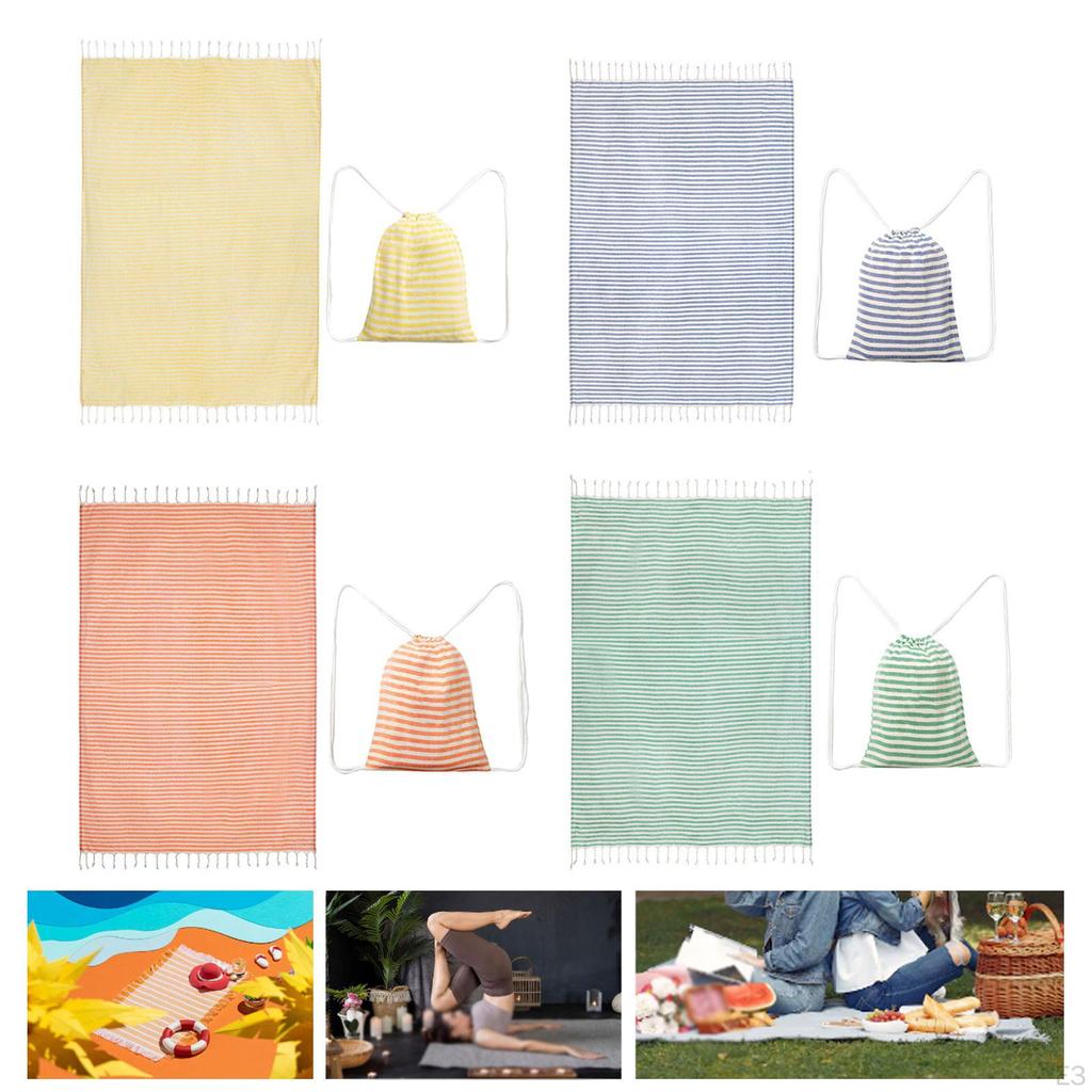 Хлопковое турецкое пляжное полотенце-одеяло быстросохнущее впитывающее походное складное аксессуары для плавания