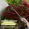 High-Pressure Electric Water Spray Gun for Gardening and Disinfection