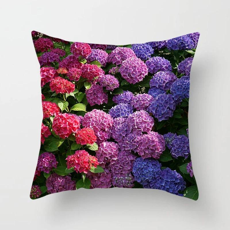 Офис Гостиная Дом Наволочка Автомобиль Украшения Красивый Цветочный Принт Наволочка