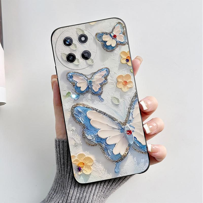 Чехол для телефона OPPO Realme 11 4G Милый Кот Мультяшная Собака Забавный Чехол Мягкий Силикон Защита Задняя Крышка Для Realme11 RMX3636 Funda