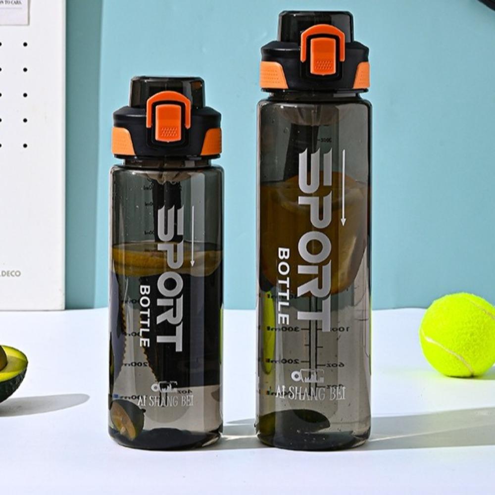Plastic Clear Drink Bottle Leakproof Travel Kettle Portable Sports Water Bottle