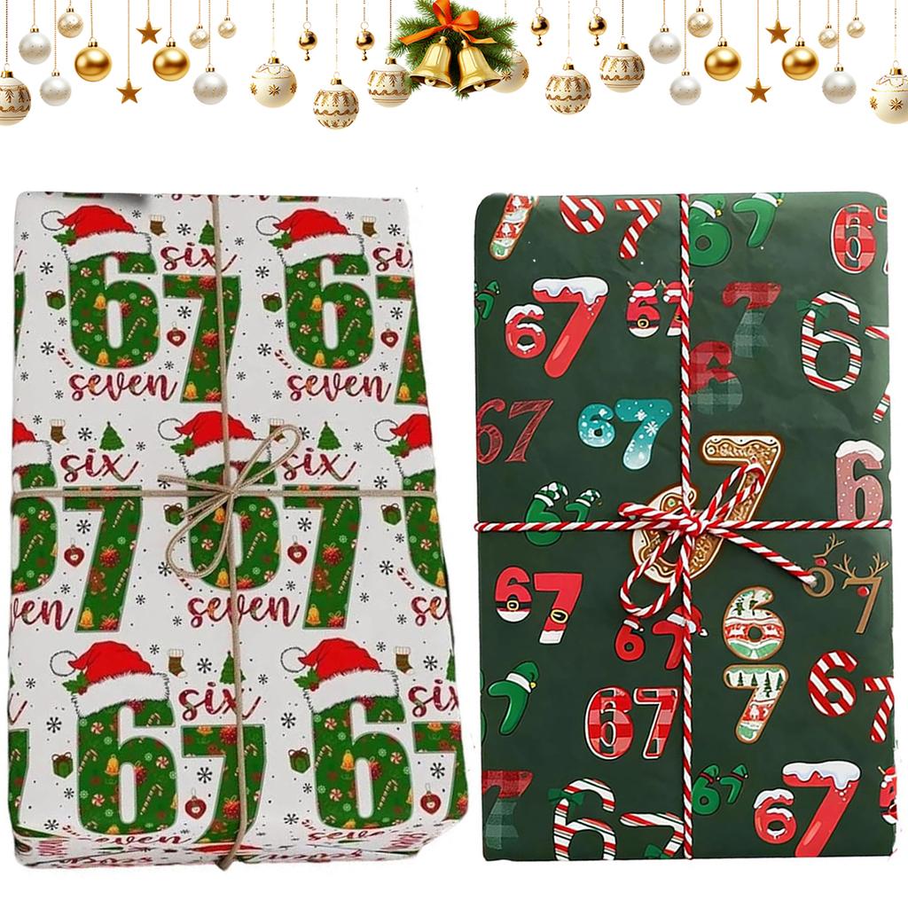 67 Meme Funny Holiday Gift Wrap Xmas Gift Wrap Xmas Wrapping Paper for Christmas New Year Gift Packing Decor