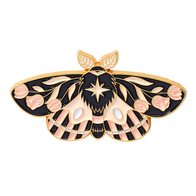 Butterfly Enamel Pin Cartoon Witch Animals Brooch Badges Insect Punk Lapel Clothes Women Kids Jewelry Backpack Gift for Friends