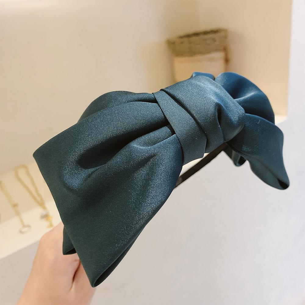 Сладкий и милый головной убор с узлом сверху, милая повязка для волос с бантом, ободок для волос, женский ободок