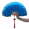 Vintage Feather Fan Women Feather Fan Lightweight Handheld Fans Convenient for Travel and Parties