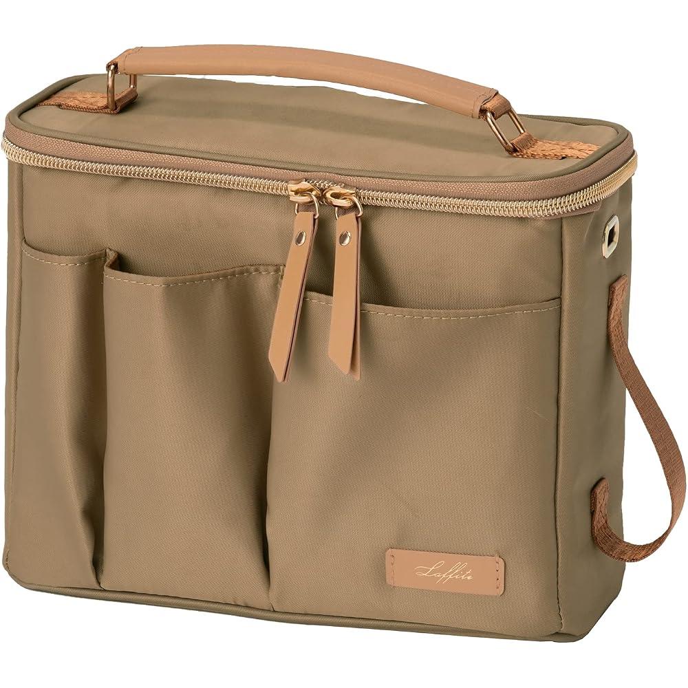 Kutsuwa Lafitte Carrying Box Cafe Beige LF002BE Portable Storage Container