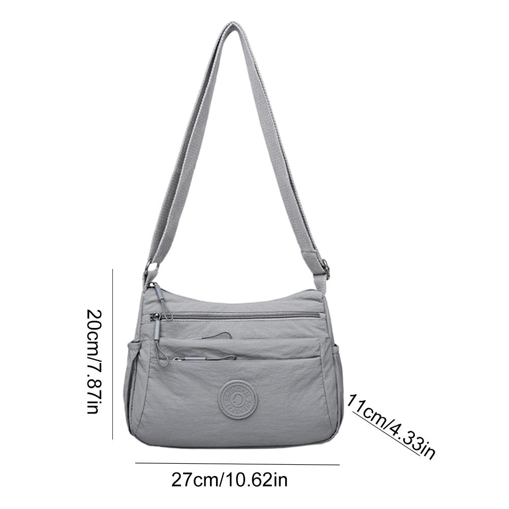 Women Oxford Casual Crossbody Bag Adjustable Strap Versatile Messenger Bag Waterproof Satchel Bag for Travel Commuting Daily Use