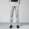 Мужские легкие деловые повседневные брюки, эластичные свободные прямые брюки, тонкие классические брюки из тенселя для весны и осени