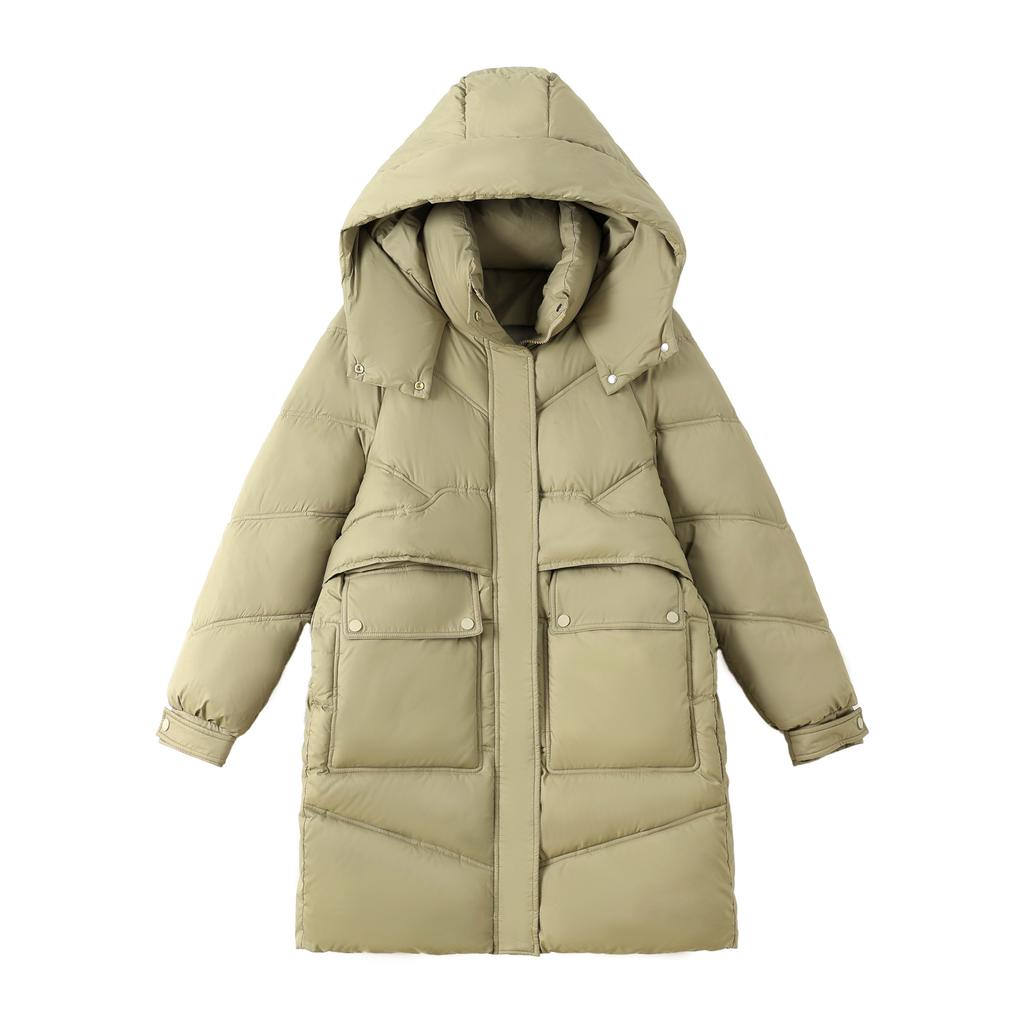 Утепленная одежда женская дизайнерская нишевая теплая утепленная одежда корейская версия свободная утепленная куртка осенне-зимняя куртка