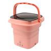 Foldable Washing Machine Mini Portable Bucket Laundry Washer with Black Lid for RV Travel Apartment