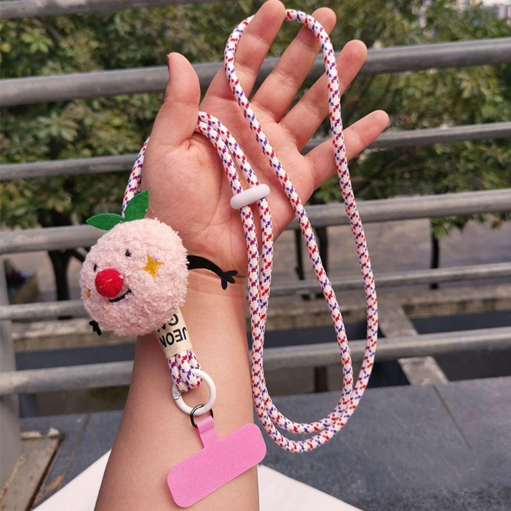 Shoulder Straps Mobile Phone Chains Crossbody Chains Plush Doll Lanyard  Christmas Gifts