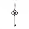 Silver Necklace Key (cubic Zirconia)