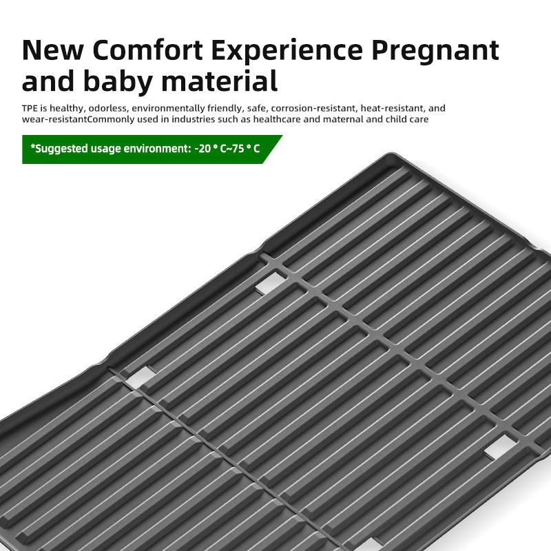 Tesla Cybertruck Trunk Mat 2024, TPE Rear Bed Mat
