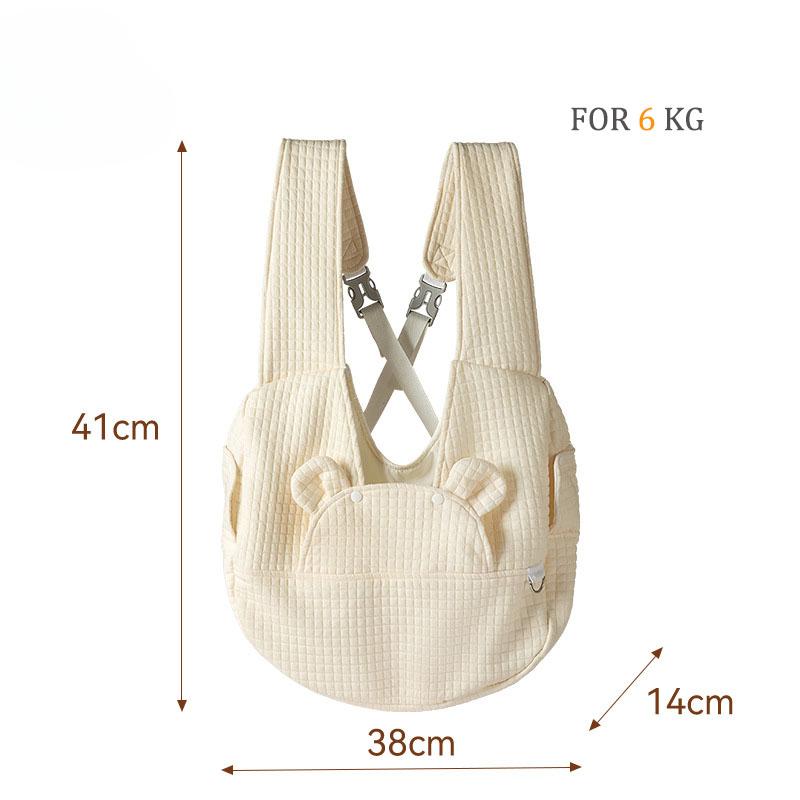 Дышащий хлопковый рюкзак для домашних животных, регулируемые портативные сумки с перекрестной грудью для маленьких собак и кошек