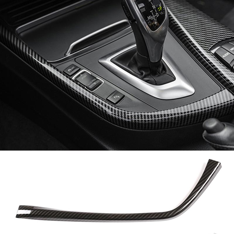 For BMW 3 4 Series 3GT F30 F31 F32 F34 F36 320Li Car Accessories L-Shape Car Control Gear Shift Panel Decorative Strip