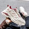 Thick Sole Versatile Clunky Sneaker For Men  New Trend Mesh Lace Up Breathable Casual Sports Shoes Increased Soft Soles