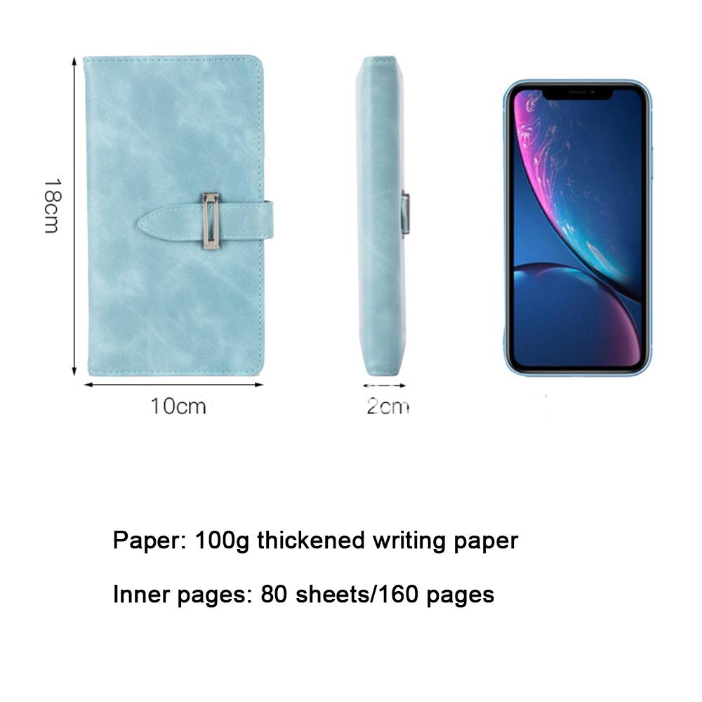 (можно выгравировать логотип) Карманный деловой блокнот формата А6, небольшой кожаный блокнот с пряжкой, студенческий дневник путешествий, справочник, книга записей встреч.