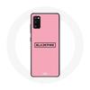 Чехол для Oppo A16 Blackpink K-pop группа Логотип Розовый фон